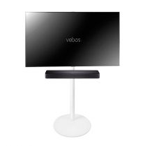 Vebos Pied enceinte télévision Bose TV Speaker blanc